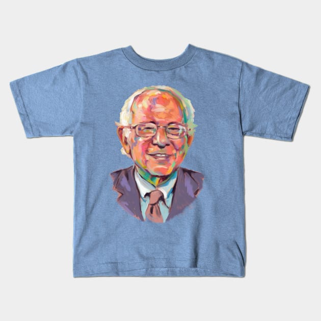 Bernie Sanders Kids T-Shirt by pastanaut